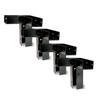 HME 11-Gauge Powder-Coated Steel Durable Ground Blind Platform Bracket 4 Pack - For Use With 4x4 Wooden Beams (Not Included) view 1