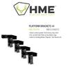 HME 11-Gauge Powder-Coated Steel Durable Ground Blind Platform Bracket 4 Pack - For Use With 4x4 Wooden Beams (Not Included) view 3