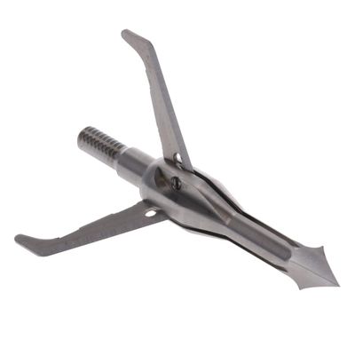 New Archery Products Spitfire 3 Titanium 100 Grain Front-Deploying Archery Bowhunting Mechanical Broadhead - 3 Pack