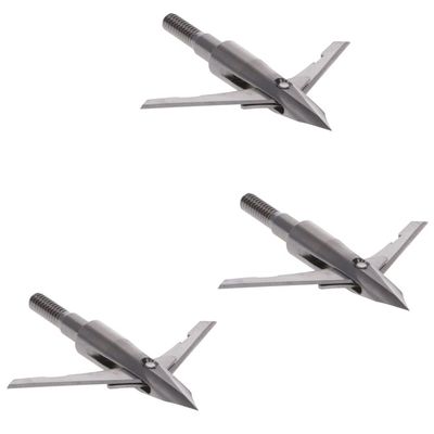 New Archery Products New Archery Products Slingblade 2 Ti 100 Grain Hunting Stainless Steel Spin Tested Mechanical 3 Pieces Broadhead Set