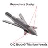 New Archery Products New Archery Products Slingblade 2 Ti 100 Grain Hunting Stainless Steel Spin Tested Mechanical 3 Pieces Broadhead Set view 4