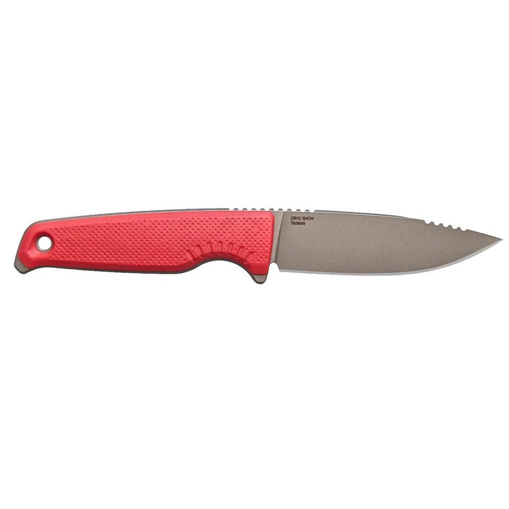 SOG Altair FX Lightweight Compact Multi-Functional Fixed Blade Knife | CRYO 154CM Steel | UMS Sheath | Removable GRN Handle, Canyon Red