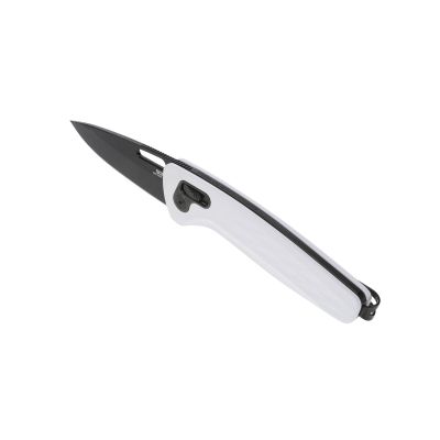 SOG One-Zero XR Easy-Opening Daily Carry Folding Knife with Aircraft-Grade Aluminum Handle | CRYO CPM S35VN Steel Blade, White/Black Chrome