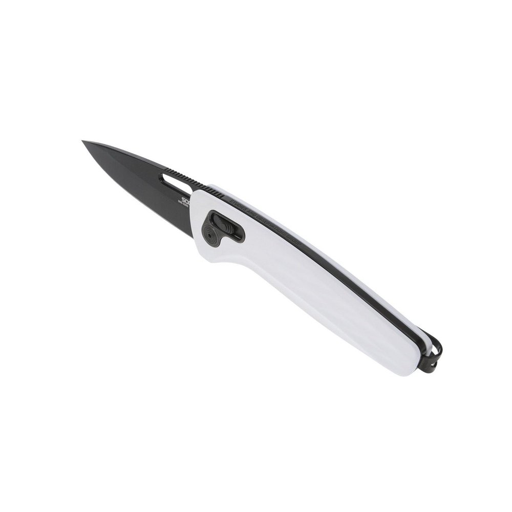 SOG One-Zero XR Easy-Opening Daily Carry Folding Knife with Aircraft-Grade Aluminum Handle | CRYO CPM S35VN Steel Blade, White/Black Chrome