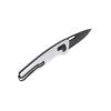 SOG One-Zero XR Easy-Opening Daily Carry Folding Knife with Aircraft-Grade Aluminum Handle | CRYO CPM S35VN Steel Blade, White/Black Chrome view 2