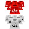 Cornhole Airmail Box Bag Pong - 12 Airmail Boxes (6 Red & 6 White) - The Ultimate Cornhole Bag Pong Game Play Experience view 1
