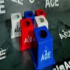 CornholeAce Cornhole Airmail Box Bag Pong - 12 Airmail Boxes (6 Red & 6 Yellow) - The Ultimate Cornhole Bag Pong Game Play Experience view 3