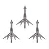 New Archery Products Backflip 2 Titanium Ferrule 1 3/4In Cutting Diameter 100 Grain Mechanical Broadhead For Bow Hunting - 3 Pack view 1