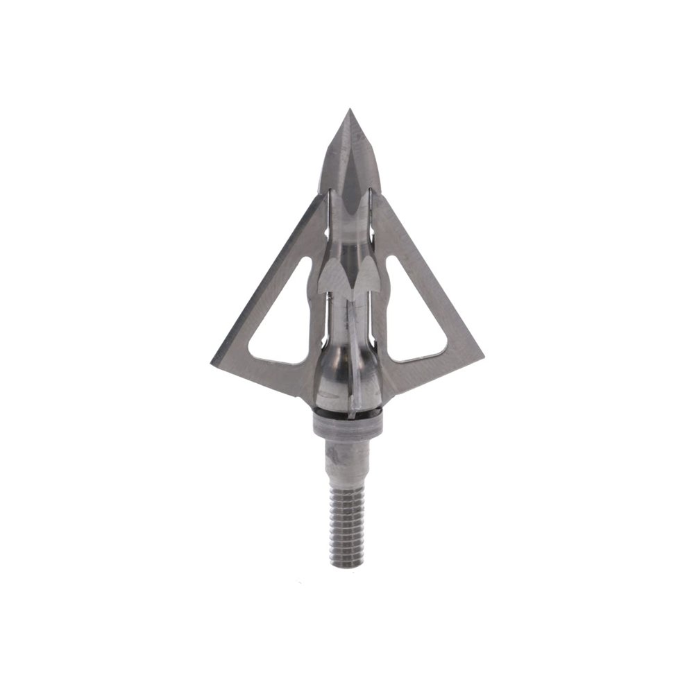 NAP Ignite Titanium 4-Blade 100-Grain 1 3/16" Cutting Diameter Durable Precise Fixed Blade Bow Hunting Broadhead - 3 Pack