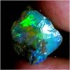 07.60 Cts. Aaa Natural Rainbow Welo Fire Ethiopian Opal Rough Loose Gemstones view 2