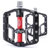 Road/Mountain Bike Pedals - 3 Bearings 9/16 Aluminum Alloy Bicycle Pedals - Mountain Bike Pedal with Removable Anti-Skid Nails view 1
