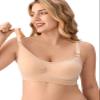 Angelhood 5 Pack Womens Maternity Breastfeeding Bra Seamless Wireless Sleep Bra with Bra Extenders view 3