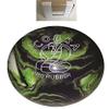 BuyBocceBalls - EPCO Duckpin Bowling Balls - (4 3/4 inch- 3lbs. 10oz.) - Single - Cobra Pro Rubber - Purple, Lime & White - Made in USA view 1