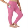Willit Girls Horse Riding Pants Tights Kids Equestrian Breeches Knee-Patch Youth Schooling Tights Zipper Pockets Pink XL view 1