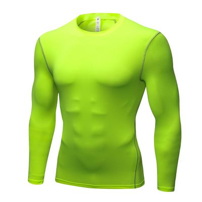 Men's Compression Long Sleeve Shirts, Cool Dry Sport Workout Underwear Shirt Athletic Baselayer Running Gym Tops