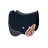 CHALLENGER Horse 32" x 32" Western Contoured Wool Felt Barrel Saddle Pad 39223BK view 1