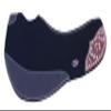 CHALLENGER Horse 32" x 32" Western Contoured Wool Felt Barrel Saddle Pad 39223BK view 4