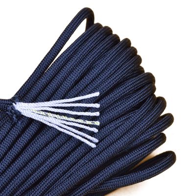 Mil-C-5040 Paracord - 100 Foot Bundle of Mil-Spec 550 Type III 7 Inner Strands - SEA Blue