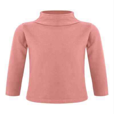 easyforever Kids Girls Solid Long Sleeves Stretchy Warm Tops Casual Thermal Underwear Soft Tops Undershirt Pink 2-3