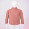 easyforever Kids Girls Solid Long Sleeves Stretchy Warm Tops Casual Thermal Underwear Soft Tops Undershirt Pink 2-3 view 3