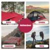 Near Zero Waterproof Camping Footprint for 3-Person Tent, 10 oz Ultralight 20D Ripstop Nylon Ground Tarp for Hiking & Backpacking, Buckle Clips, Carry Bag Included, 7.5 x 5.8 ft view 4