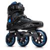 3 Wheels Inline Skates & 4 Wheels Roller Skates Blades (Black & Blue) view 2