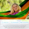 Grassman Kids Small Hammock for Camping Portable Hammock for Child Girls Boys Ultralight Backpack Mini Hammocks with Straps Orange view 4