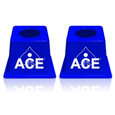 CornholeAce Cornhole Airmail Box Set - Blue - Includes 2 Airmail Boxes - Perfect for Cornhole Training and Practice