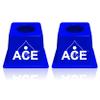 CornholeAce Cornhole Airmail Box Set - Blue - Includes 2 Airmail Boxes - Perfect for Cornhole Training and Practice view 1