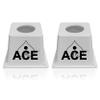 CornholeAce Cornhole Airmail Box Set - White - Includes 2 Airmail Boxes - Perfect for Cornhole Training and Practice view 1