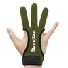 Seektop Archery Gloves Shooting Hunting Leather Three Finger Protector for Youth Adult Beginner (Green, M) view 1