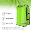 brooman Scrimmage Training Vest Kids Youth Adult Soccer Practice Jersey Athletic Pinnies (XL,Lime) view 3