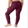 Willit Girls Horse Riding Pants Tights Kids Equestrian Breeches Knee-Patch Youth Schooling Tights Zipper Pockets Burgundy S view 2