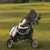 Caddytek CaddyLite One Swivel V8 Golf Push Cart - 3 Wheel Lightweight Folding Trolley with 360 Swivel Front Wheel, Cooler Basket, Umbrella and Drink Holder, Adjustable Handle view 2