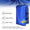 brooman Scrimmage Training Vest Kids Youth Adult Soccer Practice Jersey Athletic Pinnies (L,Blue) view 3