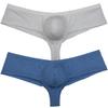 OROCOJUCO Men's Underwear Brazilian Bikini Boxer Trunk Briefs Sexy Fashion with Pouch Mini Sport Underpants 2-Pack BH XL view 1
