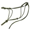 Knotty Girlz Horse Rope Training Halter - 4 Knot 1/4" Stiff Halter Cord - Used by Famous Trainers Multiple Sizes Multiple Colors (Olive Green Standard) view 1