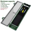 2PCS Carp Fishing Rig Box,Carp Fishing Hook Storage Box Stiff Hair Rig Board with 15pcs Pins,Carp Fishing Rig Container Wallet Rig Storage Box Fishing Tackle Box view 3