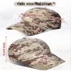 10 Pieces Military Camouflage Baseball Cap - Adjustable Camo Hat for Fishing, Sports, Hunting - Outdoor Headwear for Men and Women view 2
