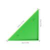 4Pcs Triangle Foosball Table Corner Parts Durable Plastic Football Table Corner Protector Guard Foosball Machine Accessories Fit for Most s Green view 4