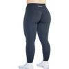 AUROLA Intensify Seamless Scrunch Legging Women Yoga Pants 7/8 Tummy Control Running for Workout Fitness Sport-25'' (XL, Black Marl) view 4