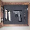 Bellewood Designs Hidden Gun Storage with Personalized Bible Verse, Six Concealment Cabinet Styles Available (Dual Crosses) view 4