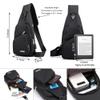 Codoule Sling Shoulder Bag Crossbody Backpack for Men,Waterproof Hiking Daypack Multipurpose Cross Body Chest Bag with USB Charger Hole view 4