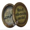 Nautical Sundial Compass Antique Brass George Australia Sundial Watch Camping Hiking Compass view 1