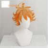 Wig Women Orange Synthetic Hair Halloween Party Heat Resistant view 2