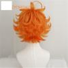 Wig Women Orange Synthetic Hair Halloween Party Heat Resistant view 3