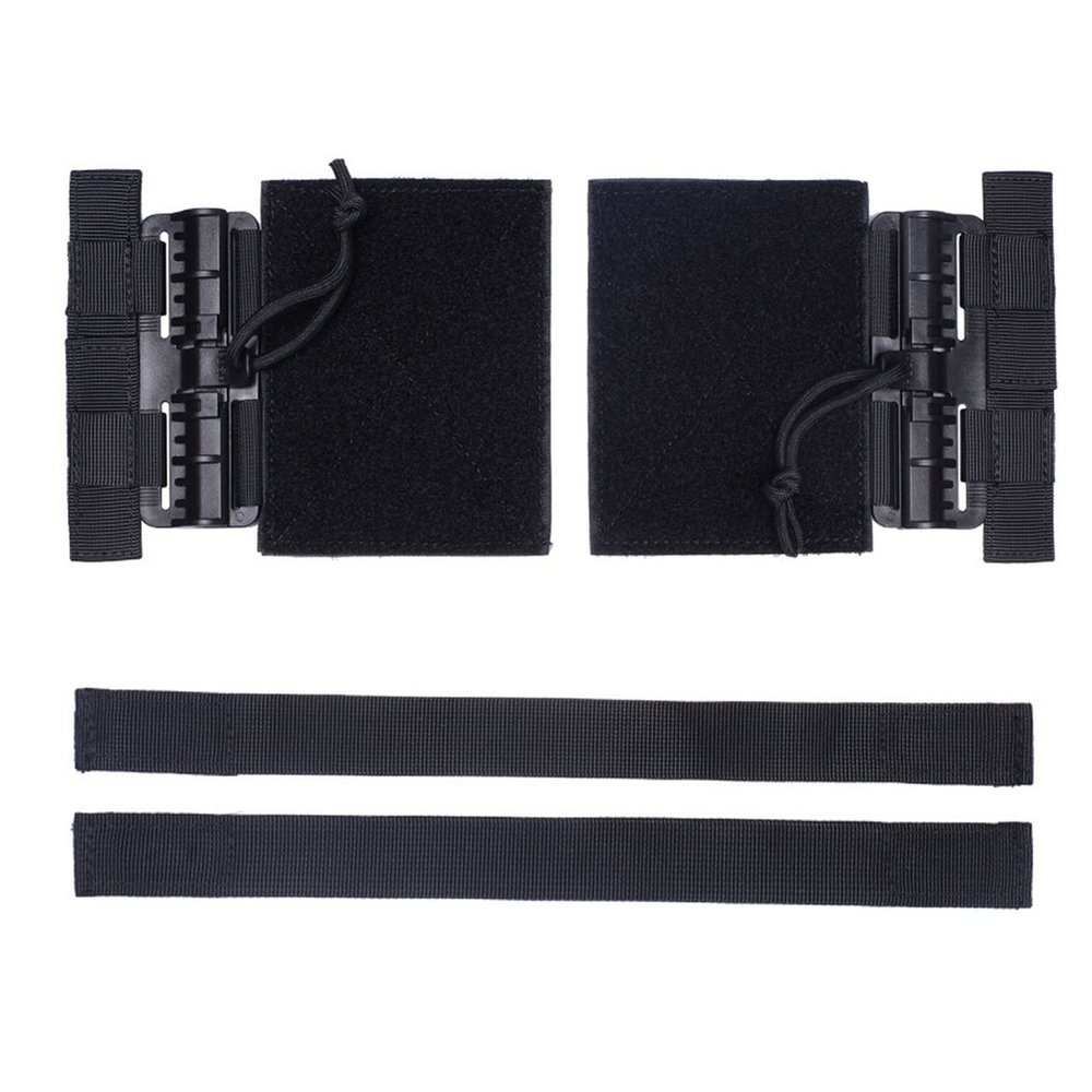 Aekvinks Tactical MOLLE Vest Quick Release Cummerbund Plate Carrier Buckle Set Fast Fit Side Belt Straps Cummerbund Compatible with JPC CPC NCP XPC 420 Vest Black