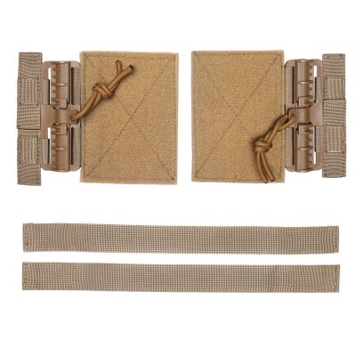Aekvinks Tactical MOLLE Vest Quick Release Cummerbund Buckle Set Fast Fit Side Belt Straps Cummerbund Compatible with JPC CPC NCP XPC 420 Vest Khaki