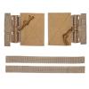 Aekvinks Tactical MOLLE Vest Quick Release Cummerbund Buckle Set Fast Fit Side Belt Straps Cummerbund Compatible with JPC CPC NCP XPC 420 Vest Khaki view 1
