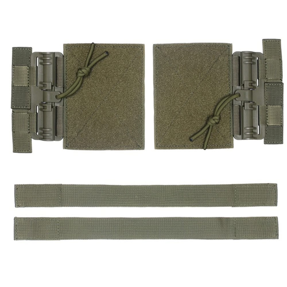 Aekvinks Tactical MOLLE Vest Quick Release Cummerbund Buckle Set Fast Fit Side Belt Straps Cummerbund for JPC CPC NCP XPC 420 Vest Green